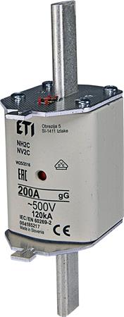 SIKRING NH2 200A GG 500V