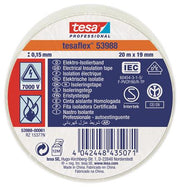 ISOLERINGSTAPE VDE/IEC PVC 20MX19MM HVID