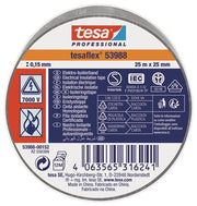ISOLERINGSTAPE VDE/IEC PVC 25MX25MM GRÅ