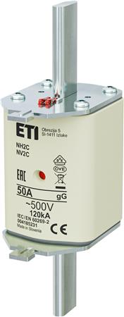 NH2 C SIKRING 50A 500V