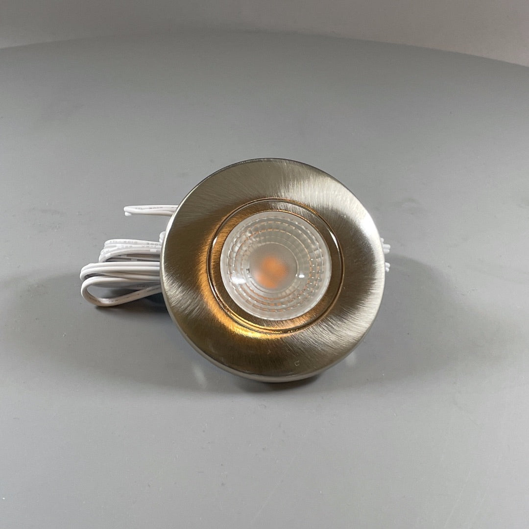 Daxtor Furniture DL 16 LED møbelspot 3W 2700K – satin nikkel