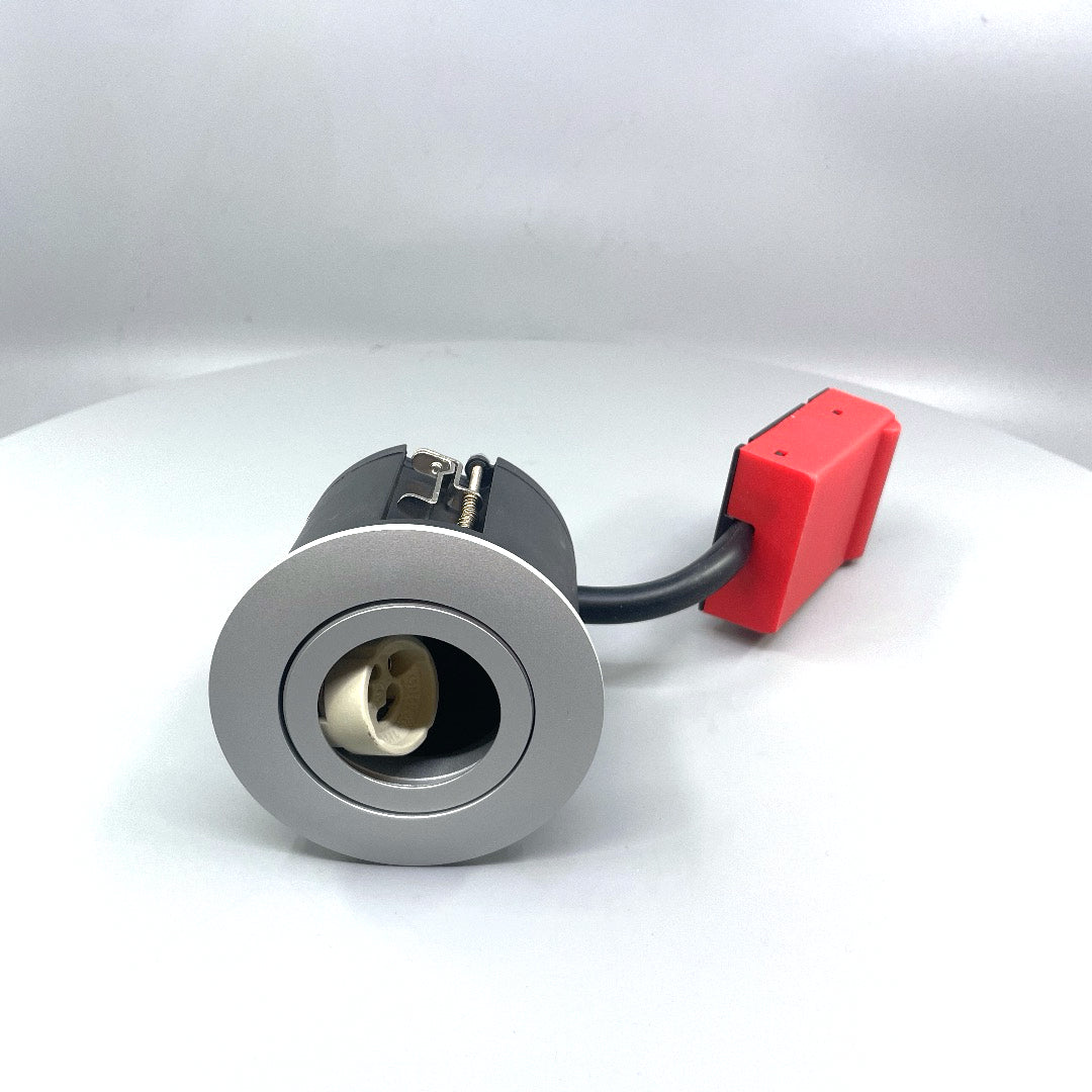 Daxtor Easy 2-Change GU10 downlight Ø87 mm – aluminium
