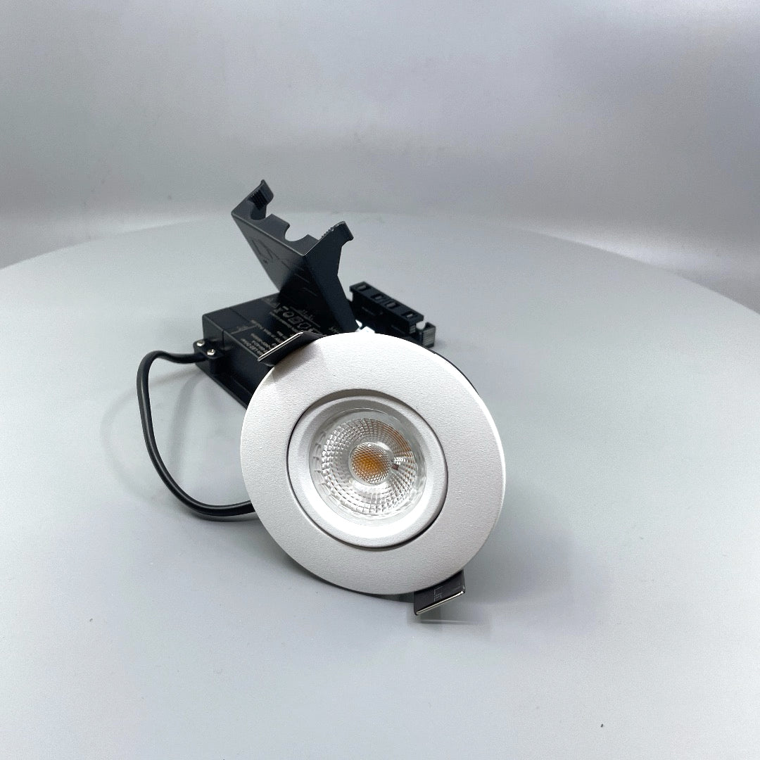 Daxtor EXO 30 Low Profile LED downlight 6W 3000K – mat hvid (360° frame 2)
