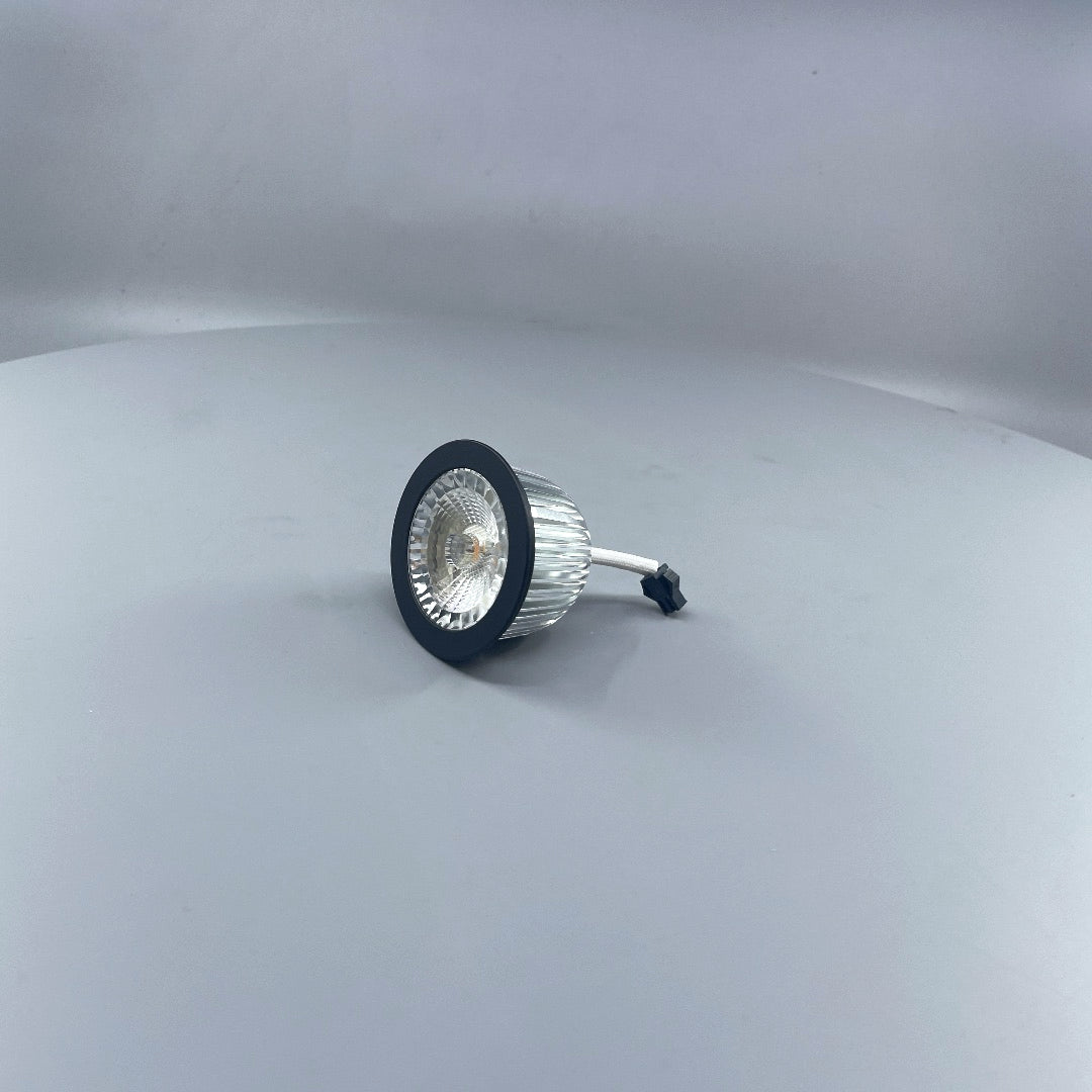 Daxtor 5W Sharp LED til Easy 2-Change – 3000K, mat sort (360° frame 2)