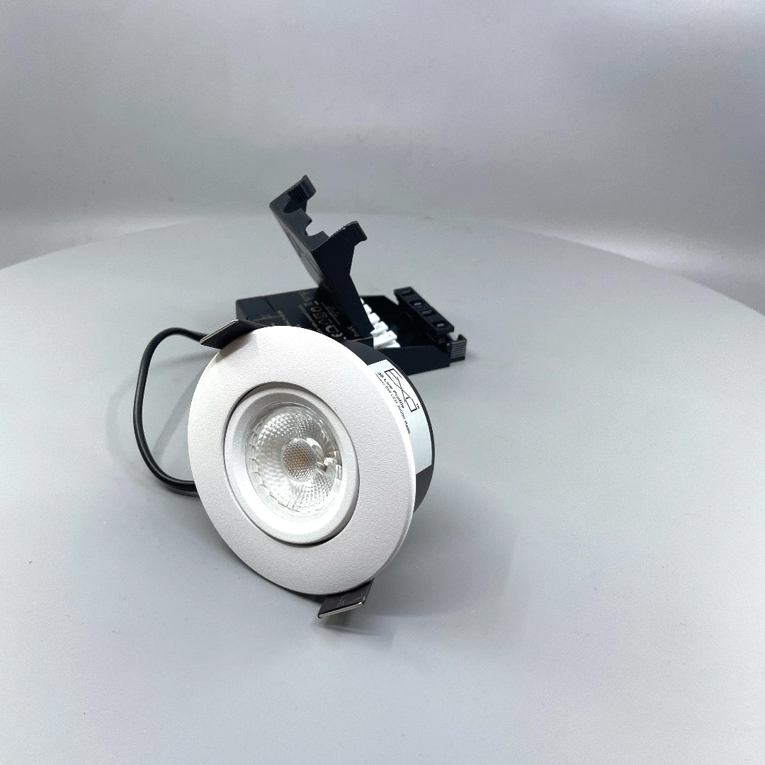 Daxtor EXO 30 Low Profile LED downlight 6W 3000K – mat hvid (360° frame 3)