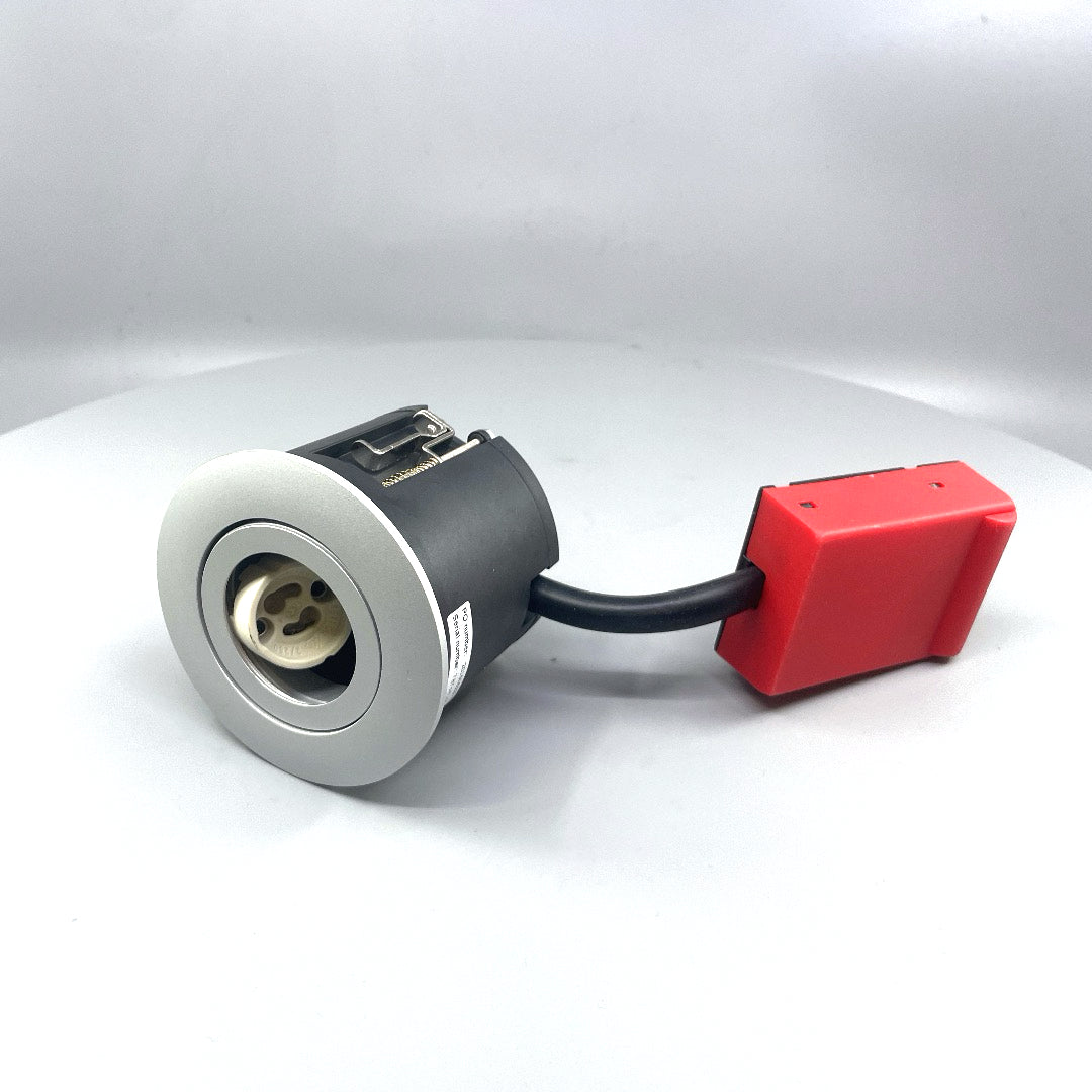 Daxtor Easy 2-Change GU10 downlight Ø87 mm – aluminium (360° frame 3)