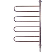 Curvo håndklædetørrer 1025x545mm 4 arme pol. rf 70watt
