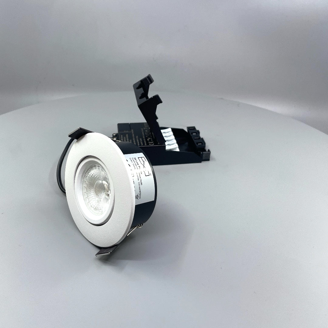 Daxtor EXO 30 Low Profile LED downlight 6W 3000K – mat hvid (360° frame 4)