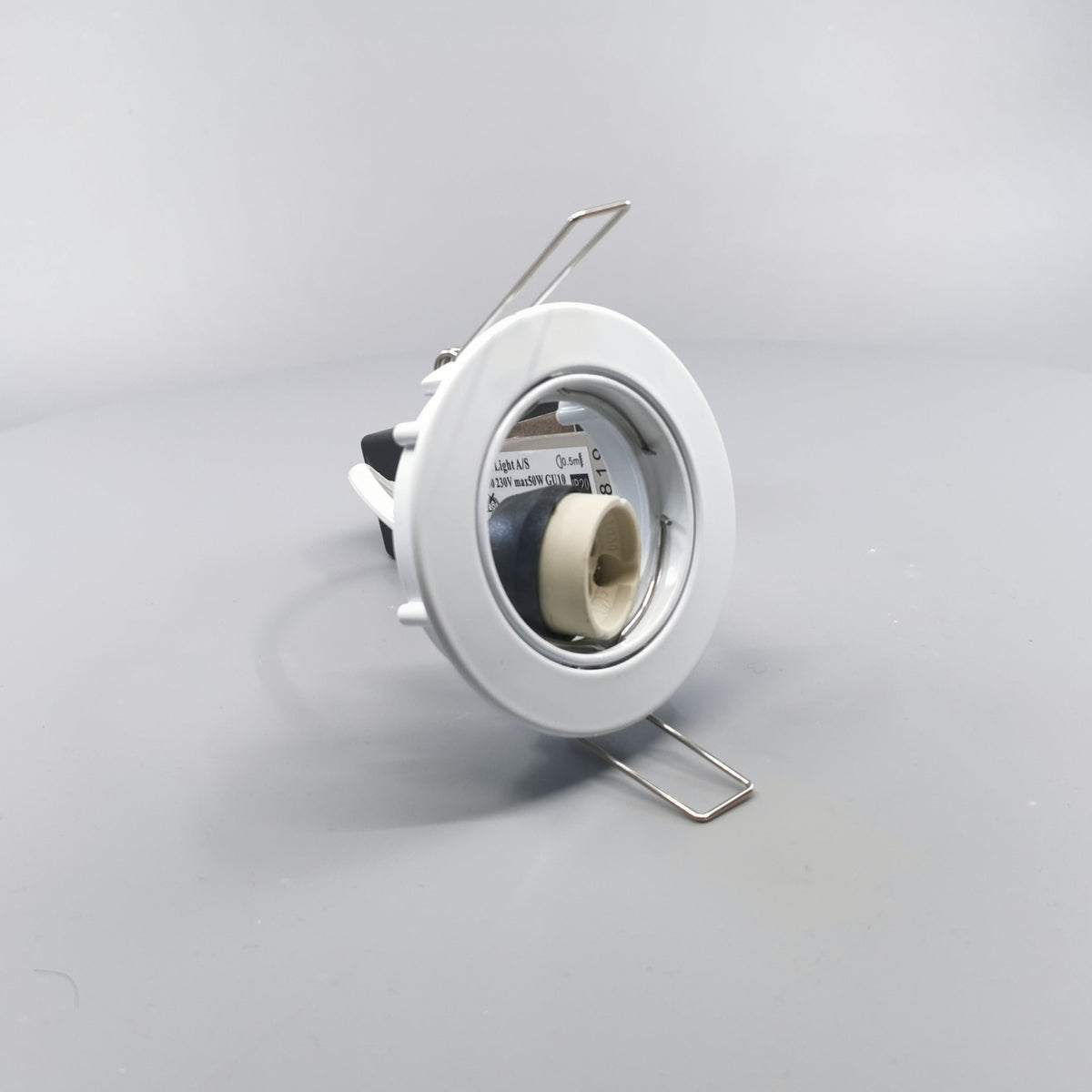 DL-830 230V GU10 max 50W hvid (360° frame 21)