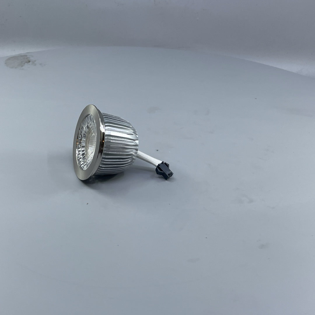 Daxtor 5W Bridgelux LED til Easy 2-Use – 3000K, satin nikkel (360° frame 4)