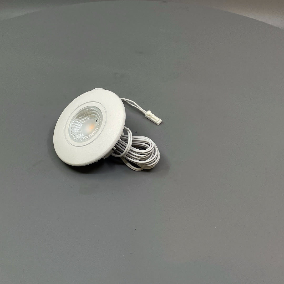 Daxtor Furniture DL 16 LED møbelspot 3W 2700K – mat hvid (360° frame 5)