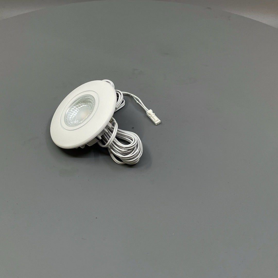 Daxtor Furniture DL 16 LED møbelspot 3W 2700K – mat hvid (360° frame 6)