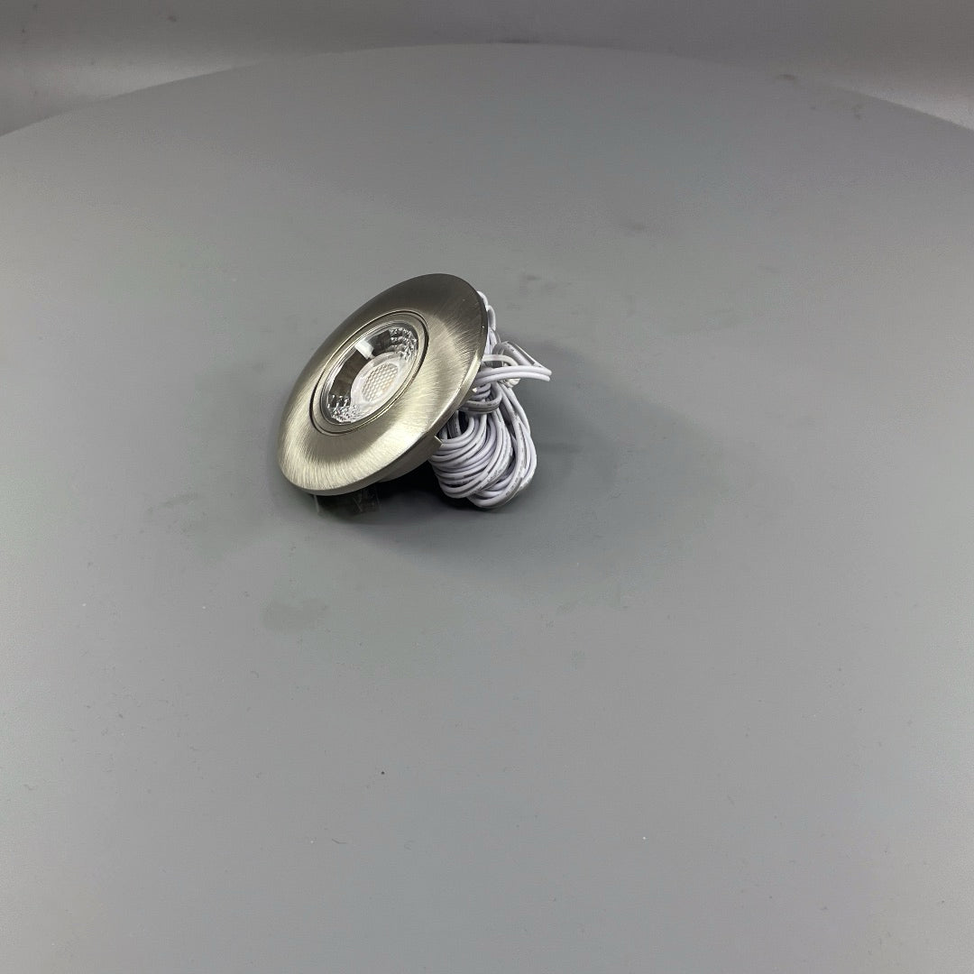 Daxtor Easy 2-Place 2 LED møbelspot 2700K - Satin nikkel (360° frame 6)
