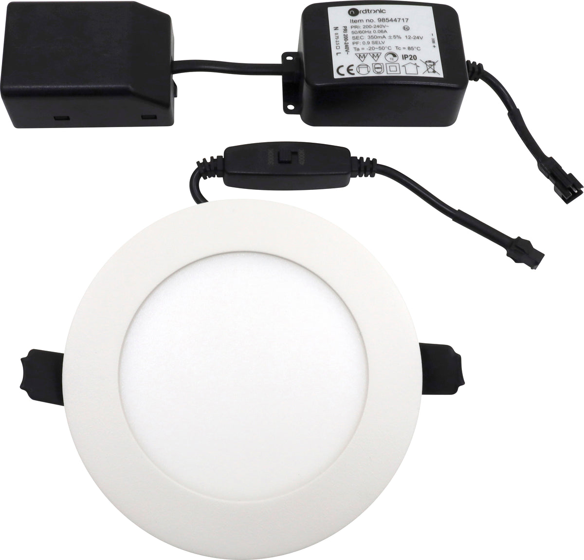 Downlight Lucette G2, 7,5W CCT 3000/4000K, Ø120 mm