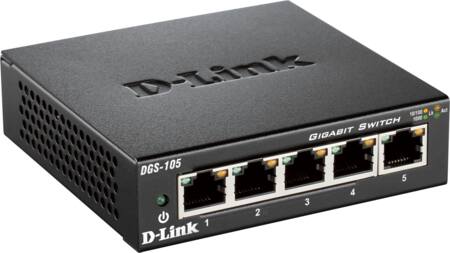 Ethernet switch 5x10/100/1000 Mbps porte