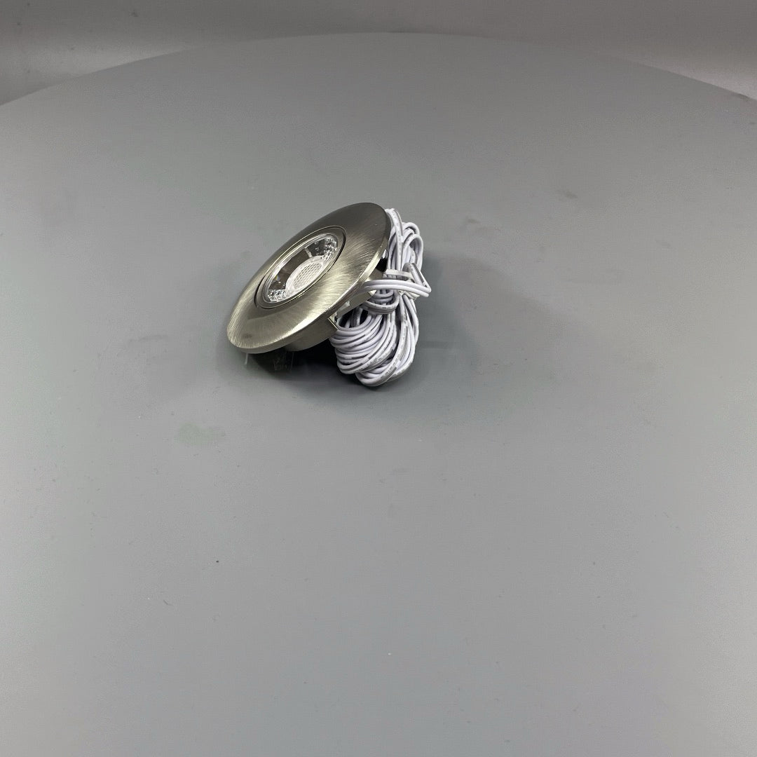 Daxtor Easy 2-Place 2 LED møbelspot 2700K - Satin nikkel (360° frame 7)