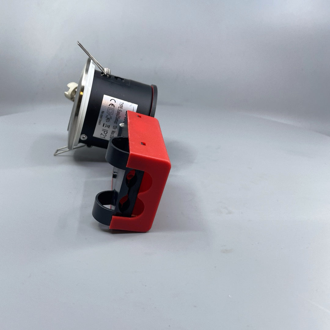 Daxtor Easy 2-Setup MR16 indbygningsspot Ø87 mm – børstet stål (360° frame 7)