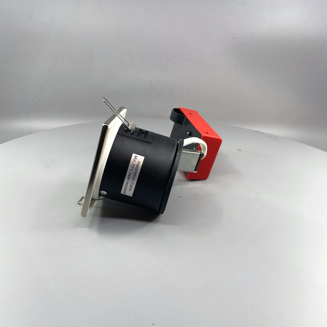 Daxtor Easy 2-Setup MR16 12V firkantet indbygningsspot – maks. 20W (360° frame 7)