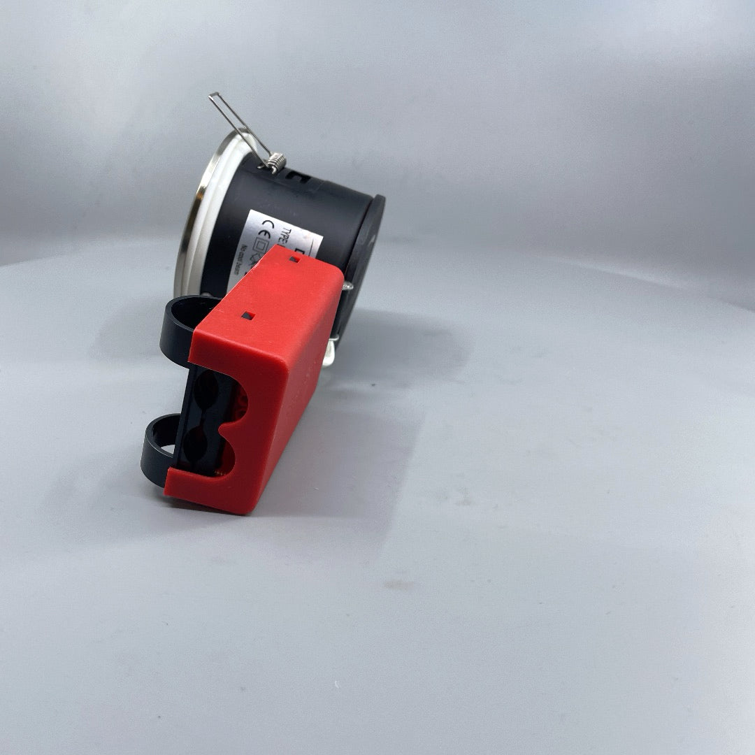 Daxtor Easy 2-Setup MR16 indbygningsspot Ø87 mm – børstet stål (360° frame 8)