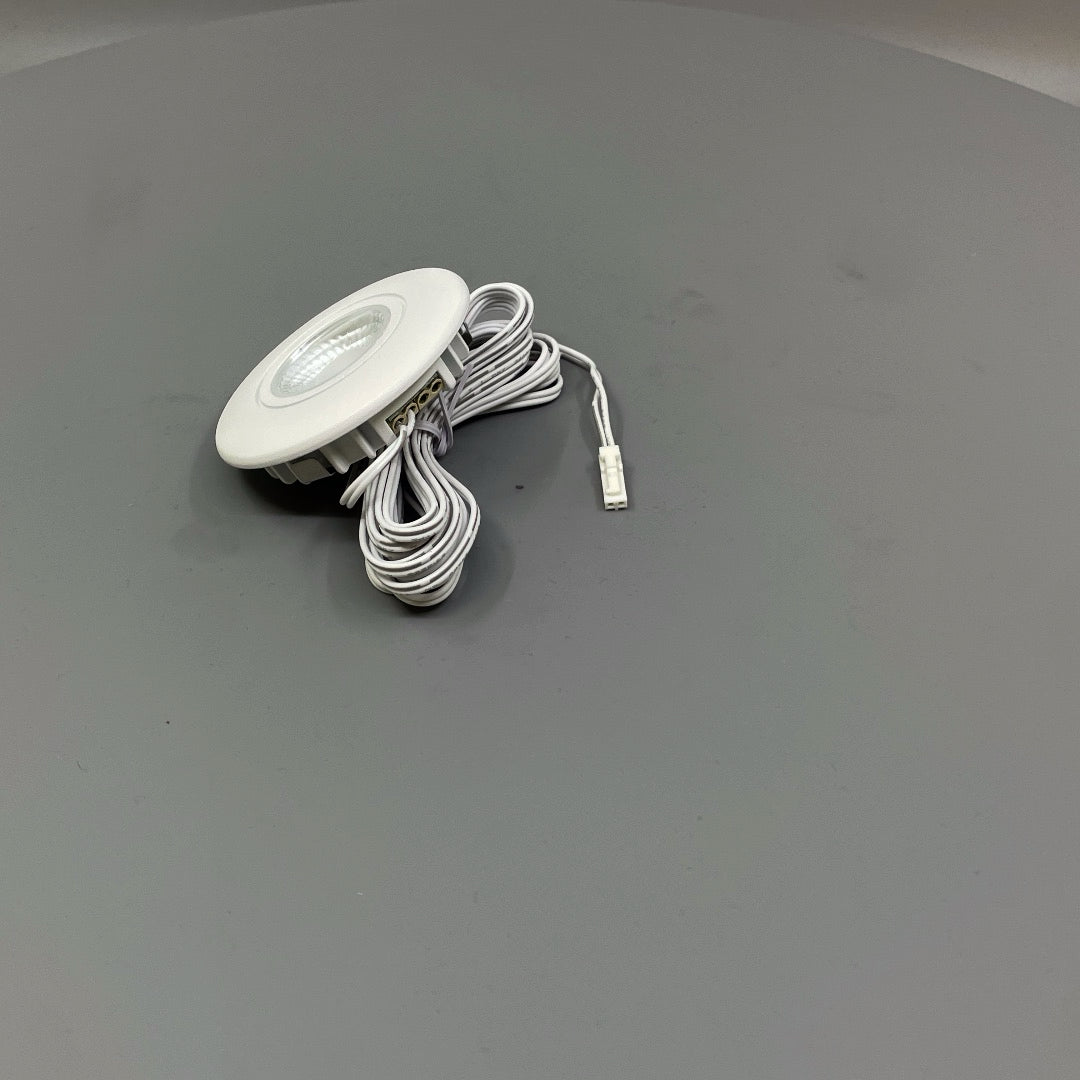 Daxtor Furniture DL 16 LED møbelspot 3W 2700K – mat hvid (360° frame 8)