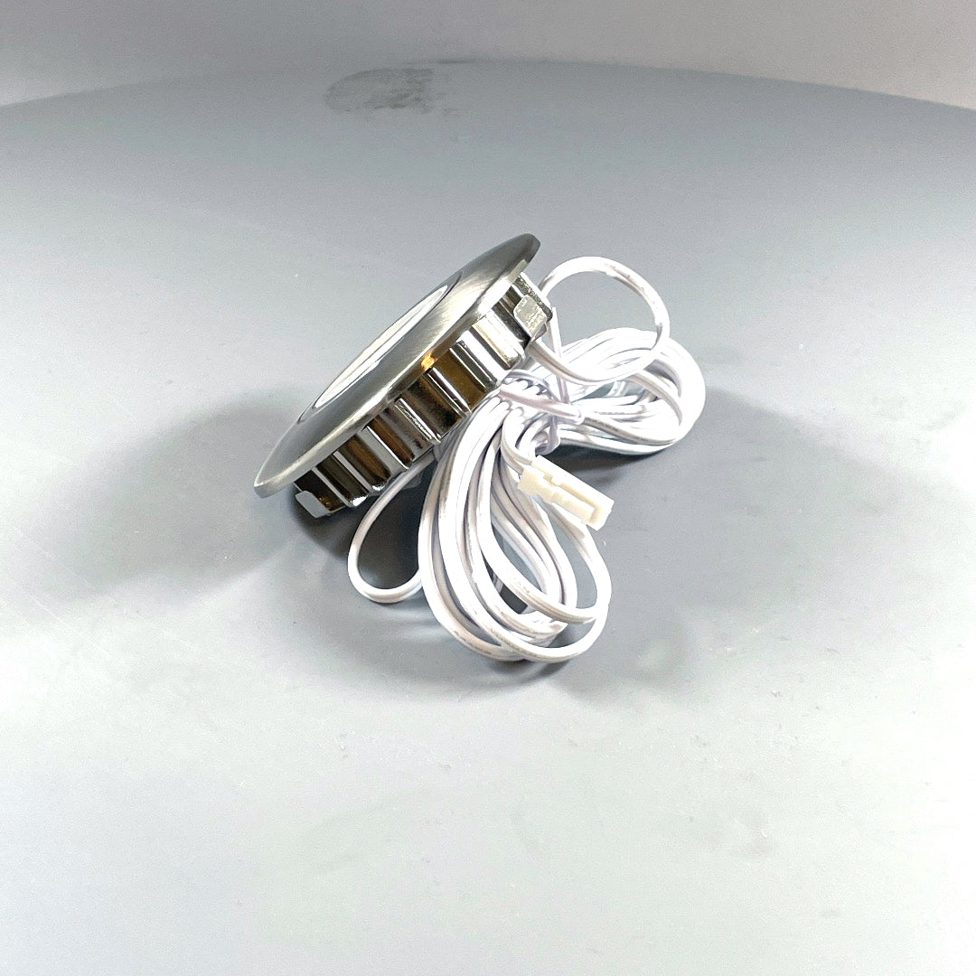 Daxtor Furniture DL 16 LED møbelspot 3W 2700K – satin nikkel (360° frame 9)