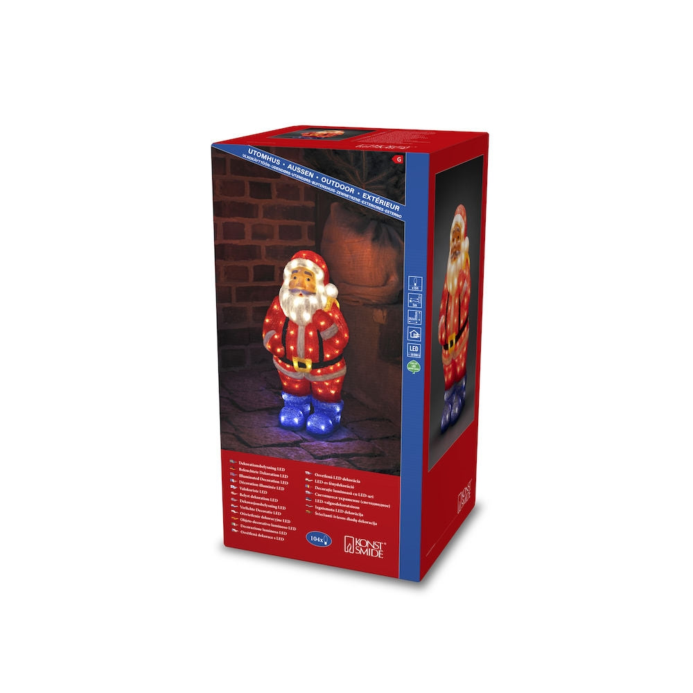 Konstsmide Julemand akryl 104 varmhvide LED 55 cm 24V/IP44