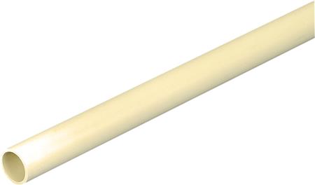 PLASTRØR 16 MM (5/8") GUL/HVID 4 METER