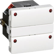 LK FUGA KNX 4-TRYK M/STATUS LED, HVID
