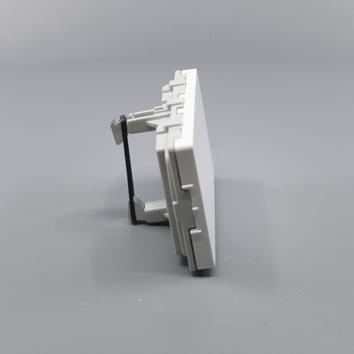 Fuga blænddæksel 2 modul vandret - hvid (360° frame 19)