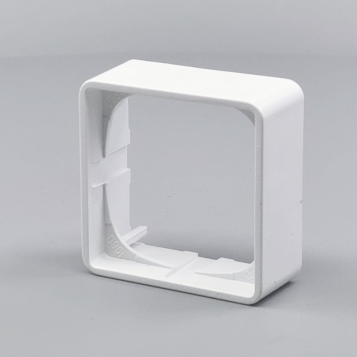 LK Fuga ramme Baseline 50 1m 21mm høj - hvid (360° frame 3)