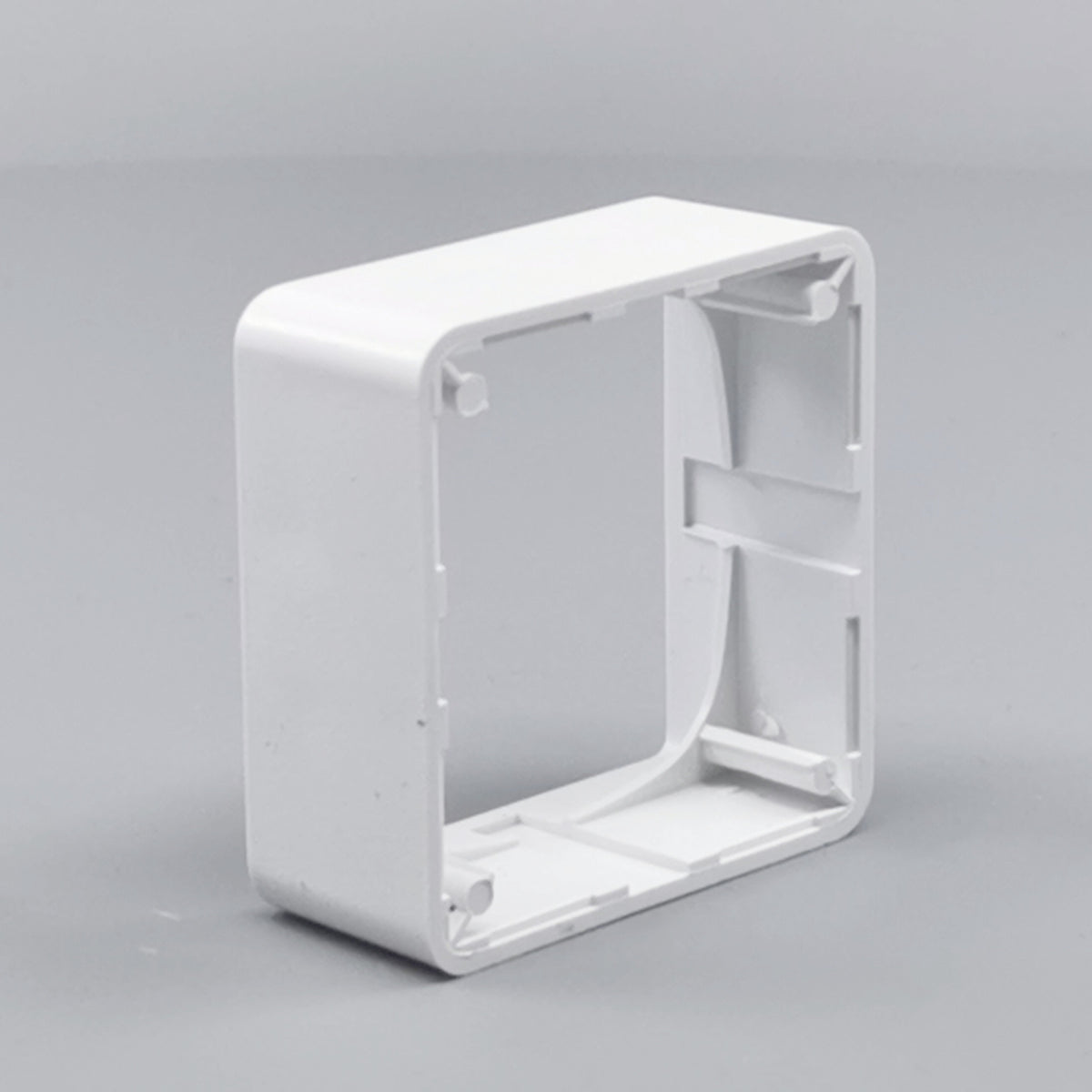 LK Fuga ramme Baseline 50 1m 21mm høj - hvid (360° frame 10)