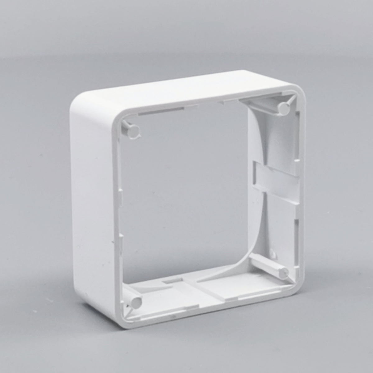 LK Fuga ramme Baseline 50 1m 21mm høj - hvid (360° frame 11)