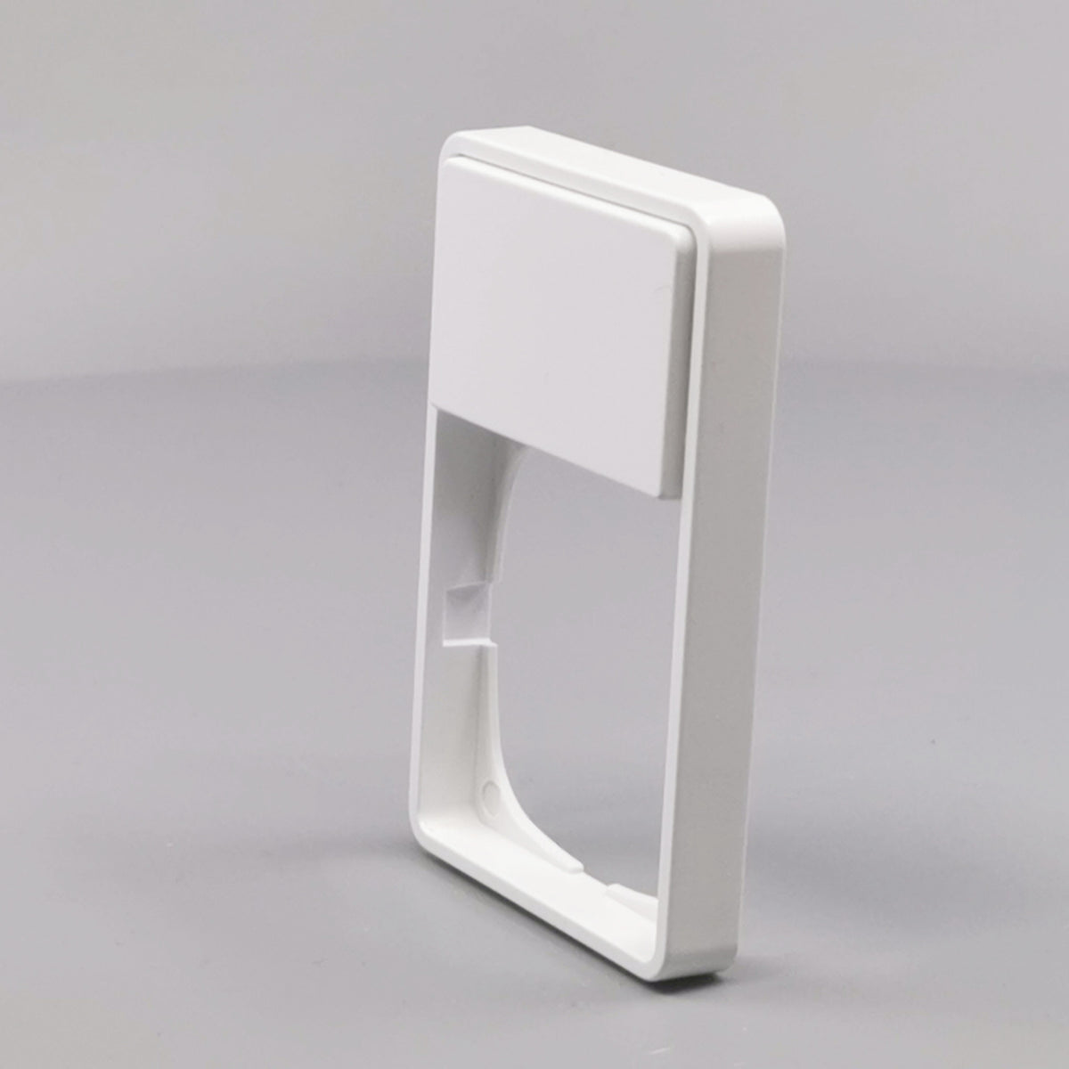 LK Fuga ramme Baseline 50 1½m m. tekstfelt - hvid (360° frame 5)