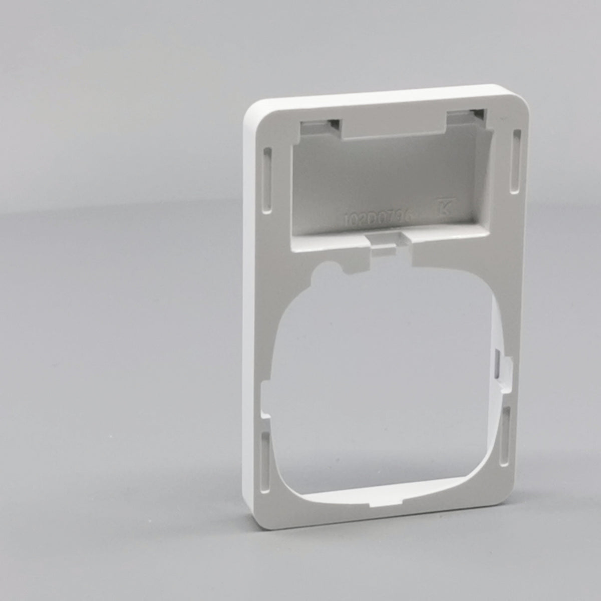 LK Fuga ramme Baseline 50 1½m m. tekstfelt - hvid (360° frame 12)
