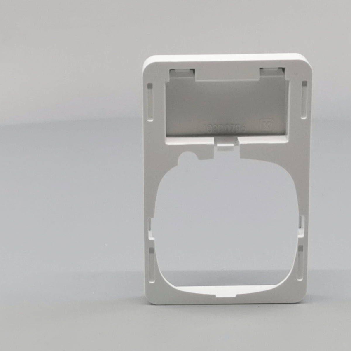 LK Fuga ramme Baseline 50 1½m m. tekstfelt - hvid (360° frame 13)