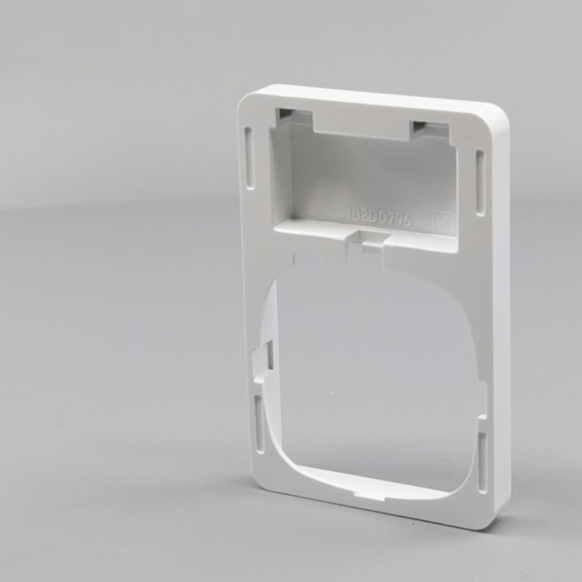 LK Fuga ramme Baseline 50 1½m m. tekstfelt - hvid (360° frame 15)