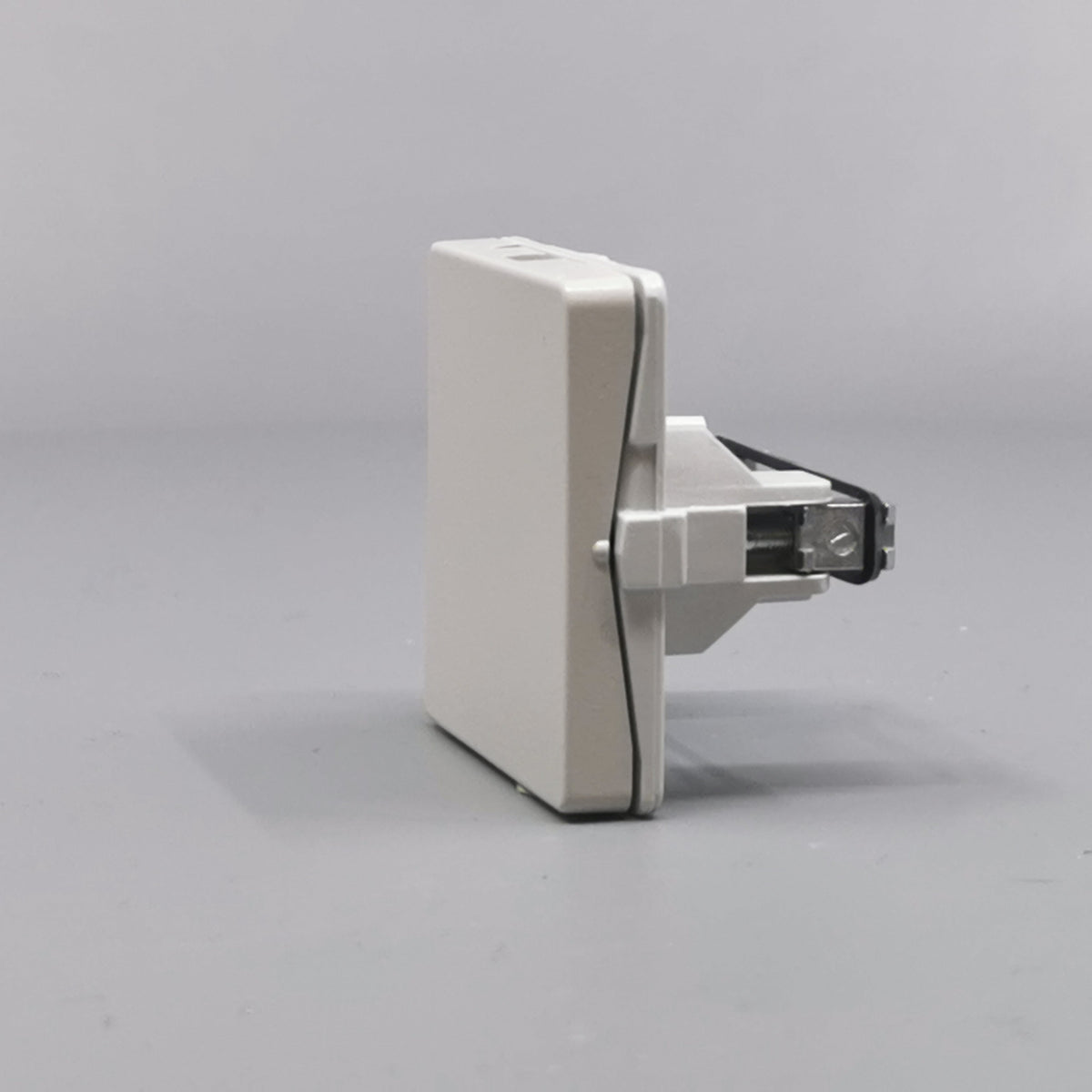 LK Fuga blænddæksel 1 modul - lysegrå (360° frame 6)