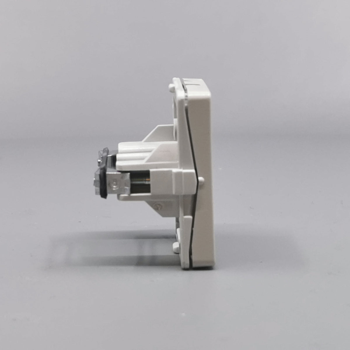 LK Fuga blænddæksel 1 modul - lysegrå (360° frame 19)