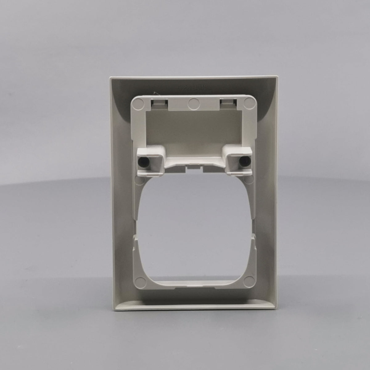 LK Fuga ramme Softline 63 1½m m. tekstfelt - lysegrå (360° frame 13)