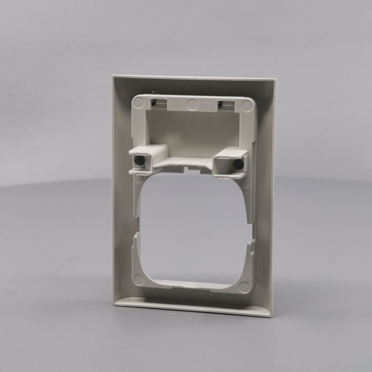 LK Fuga ramme Softline 63 1½m m. tekstfelt - lysegrå (360° frame 14)