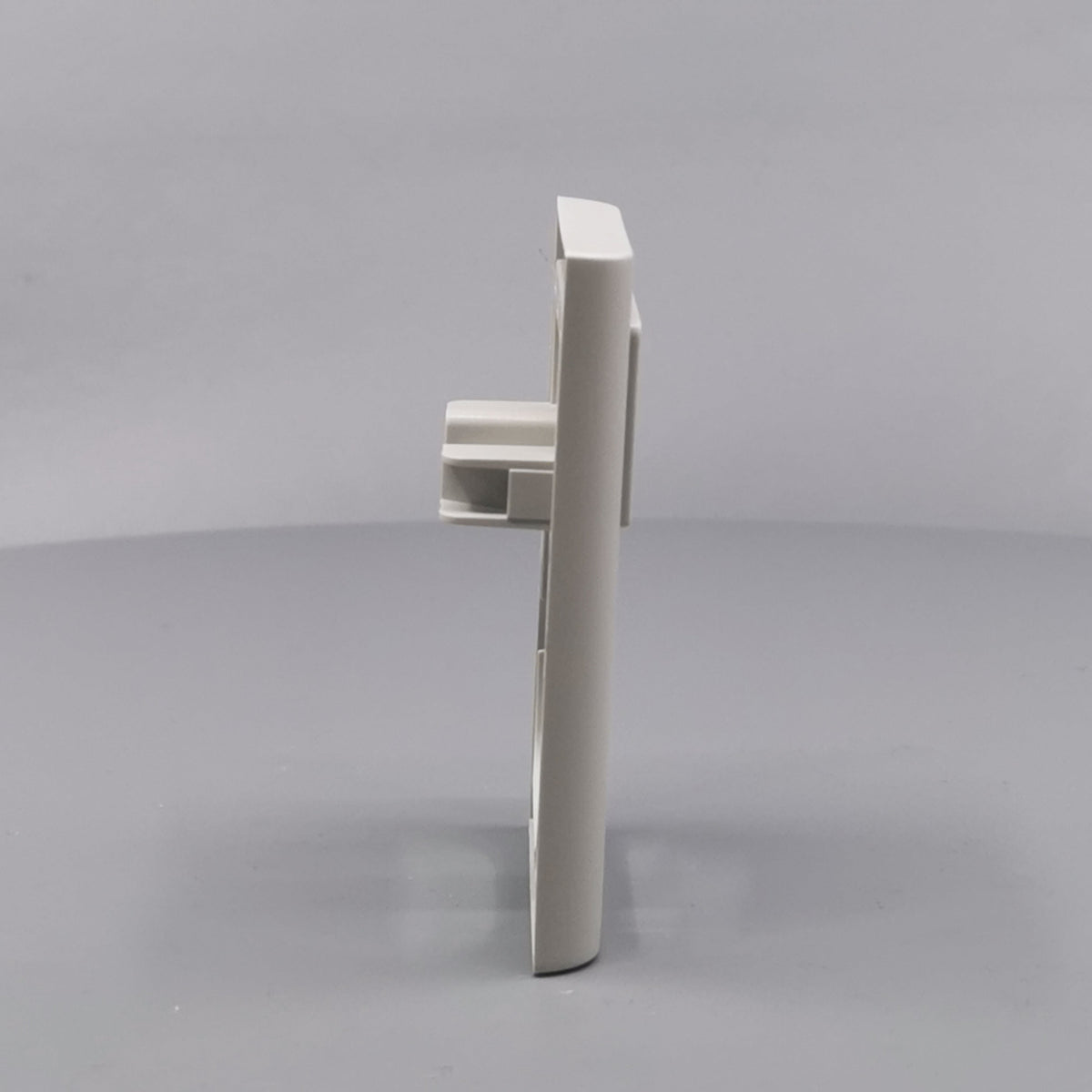 LK Fuga ramme Softline 63 1½m m. tekstfelt - lysegrå (360° frame 19)