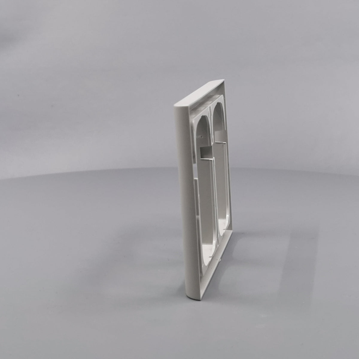LK Fuga ramme Softline 63 2x1½m - lysegrå (360° frame 8)