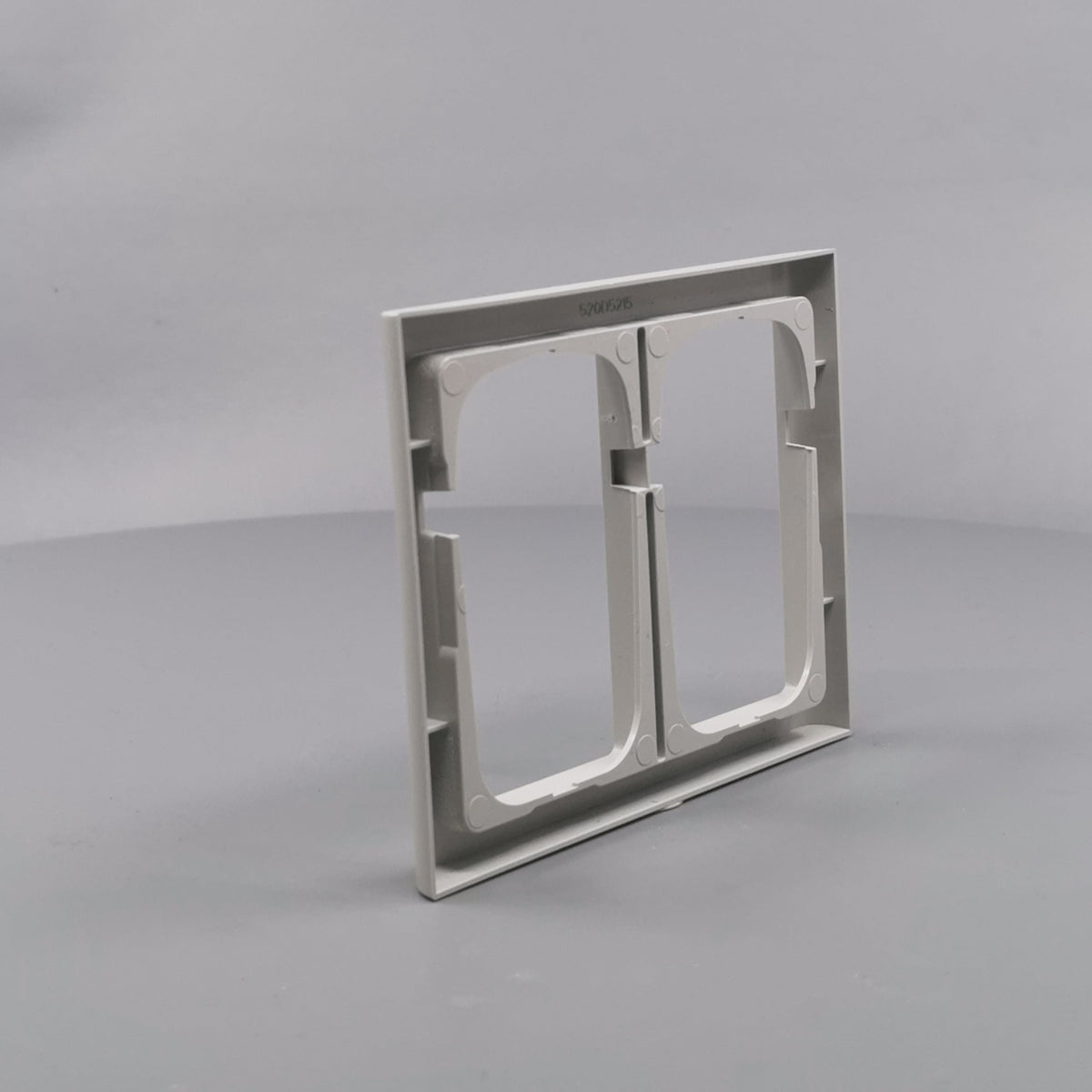 LK Fuga ramme Softline 63 2x1½m - lysegrå (360° frame 10)