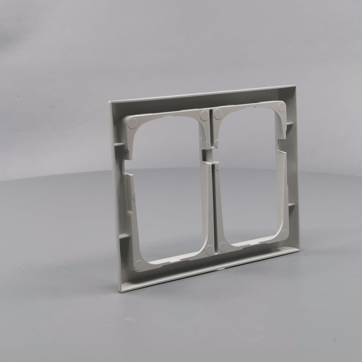 LK Fuga ramme Softline 63 2x1½m - lysegrå (360° frame 11)