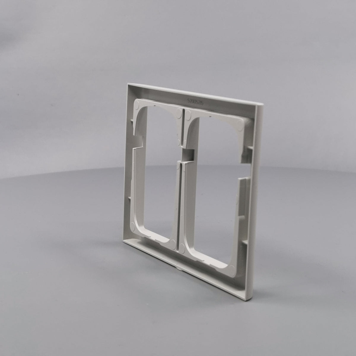 LK Fuga ramme Softline 63 2x1½m - lysegrå (360° frame 17)