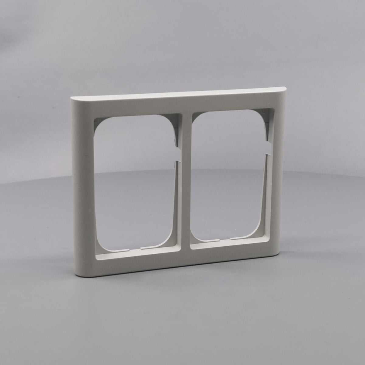 LK Fuga ramme Softline 63 2x1½m - lysegrå (360° frame 24)