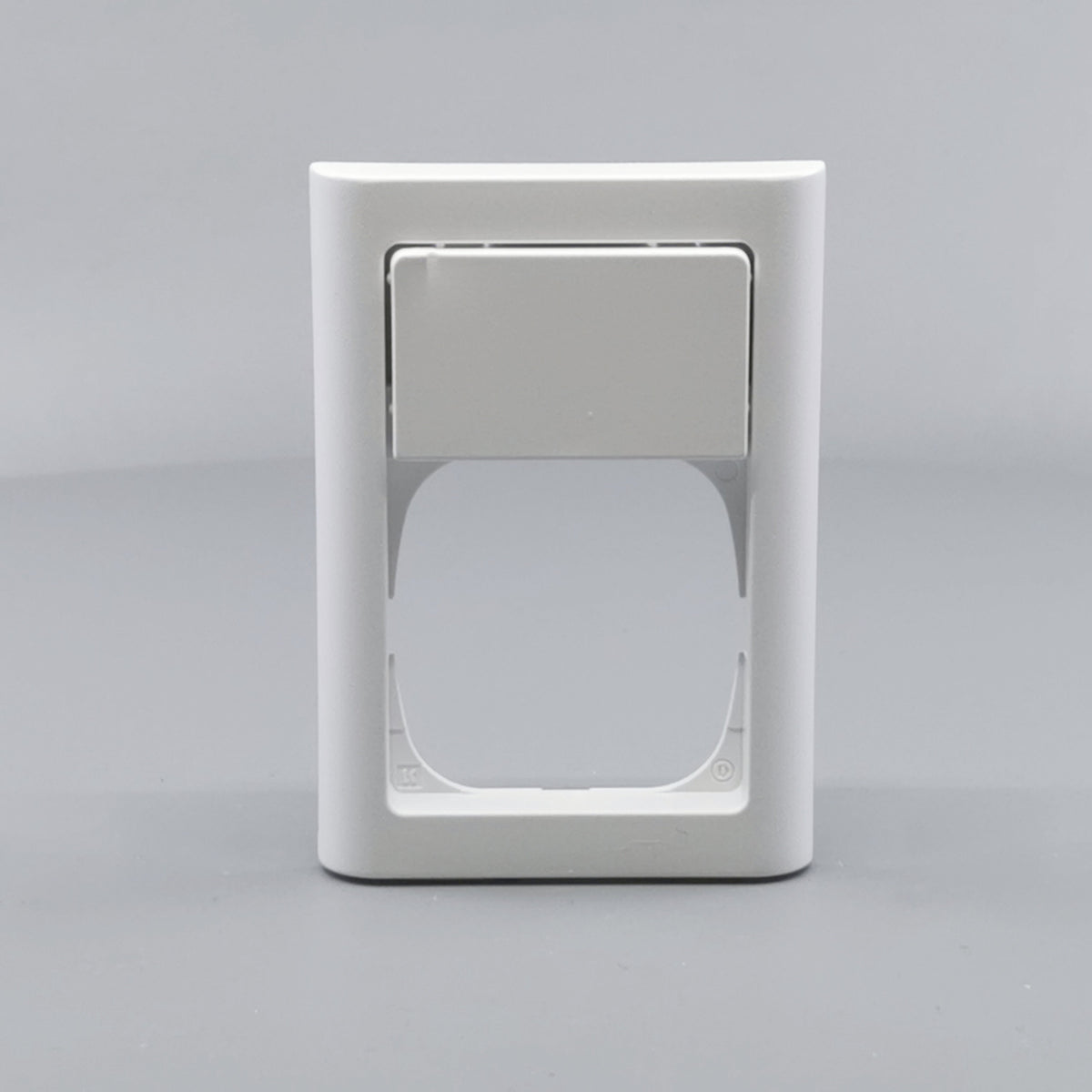 LK Fuga ramme Softline 63 1½m m. tekstfelt - hvid