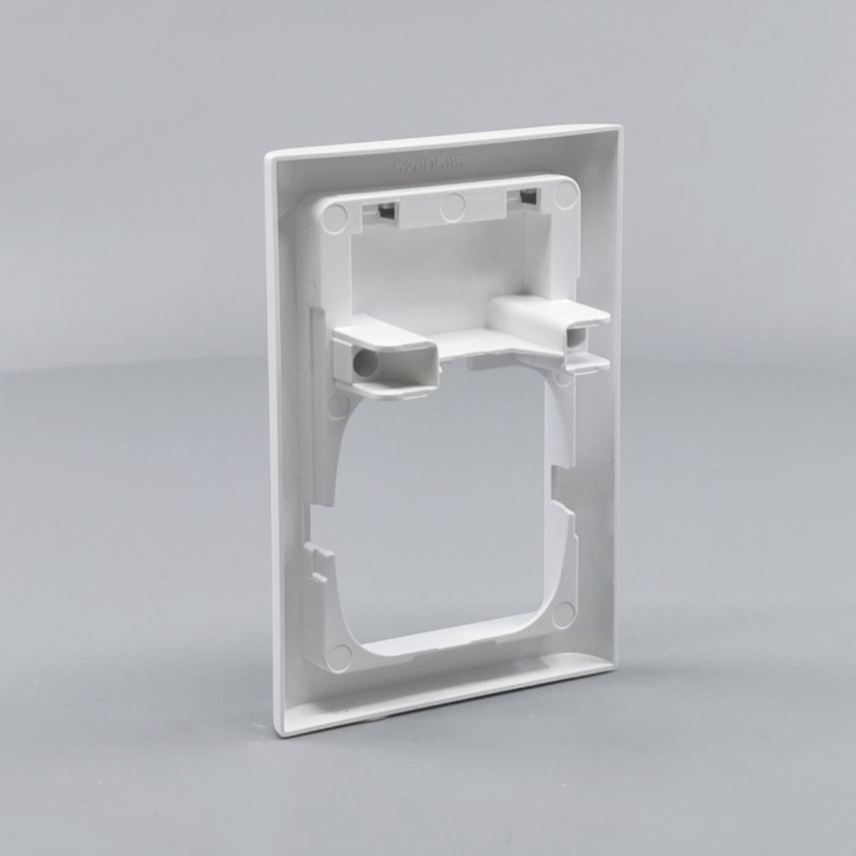 LK Fuga ramme Softline 63 1½m m. tekstfelt - hvid (360° frame 11)