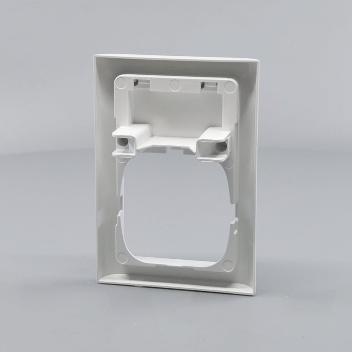 LK Fuga ramme Softline 63 1½m m. tekstfelt - hvid (360° frame 14)