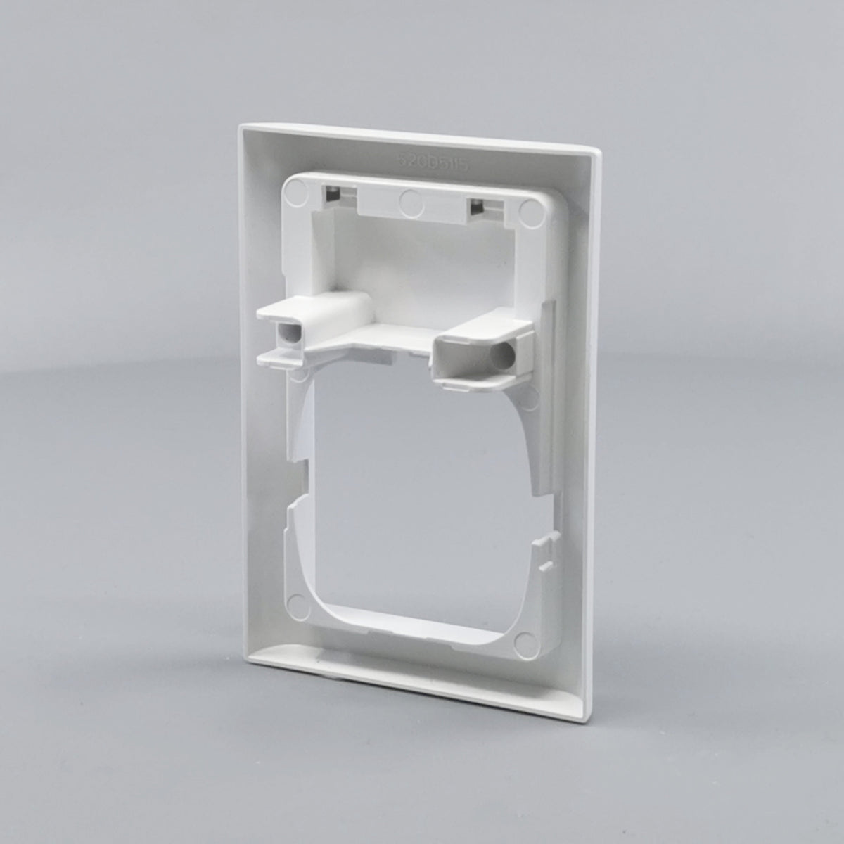 LK Fuga ramme Softline 63 1½m m. tekstfelt - hvid (360° frame 15)